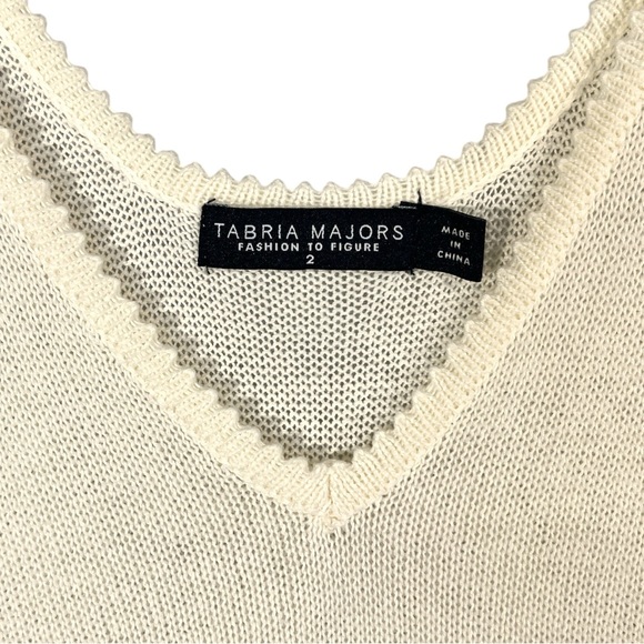 NWT Tabria Majors X FTF ‘The Cover Up' Crochet Dress in Natural Size 2/ 2X - Picture 10 of 11